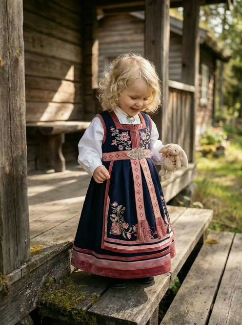 Hovedbilde Signe festdrakt – eksklusiv jentefestdrakt ...