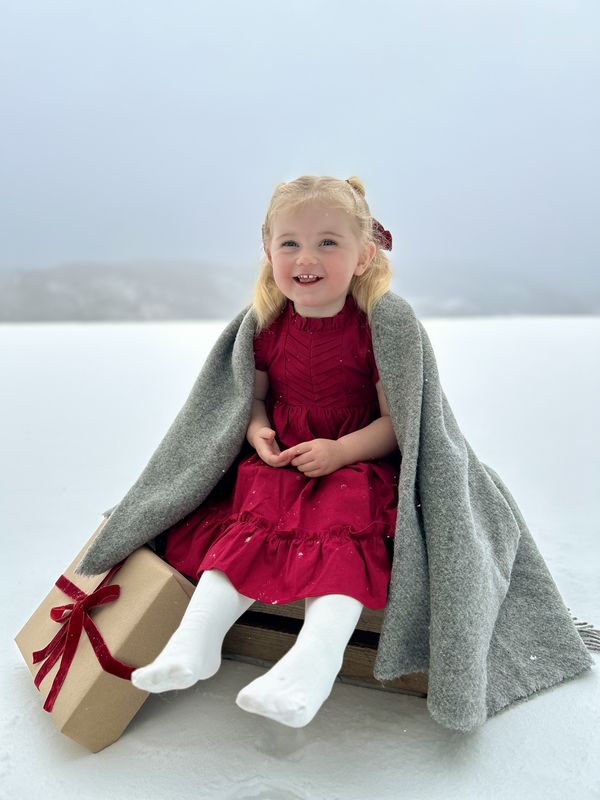 Mille julekjole i lin 