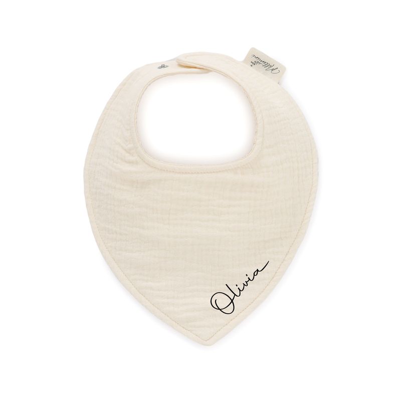 Siklesmekke med navn i natur muslin - vanntett