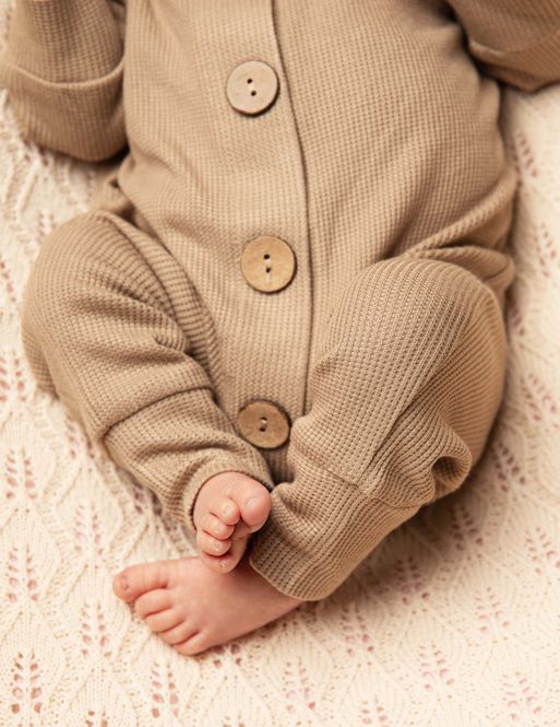 Hovedbilde Clay bambusheldress i vaffelstoff