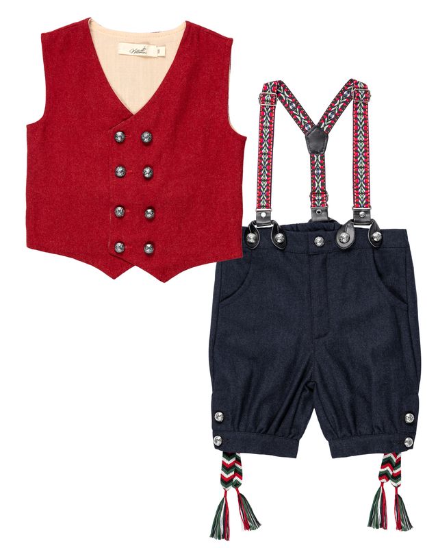 Millemini festdrakt gutt – ullblanding