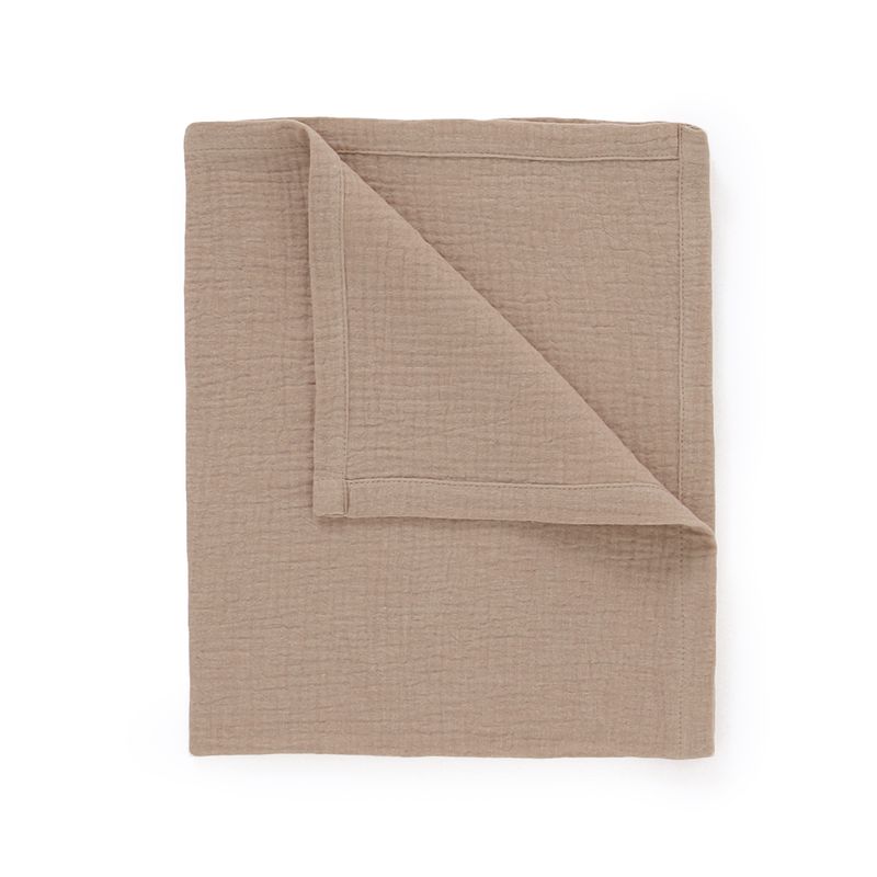 Koseklut/gulpeklut i hasselnøtt muslin - økologisk bomull
